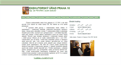 Desktop Screenshot of exekutor-praha.com